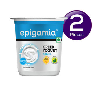 Epigamia Greek Yogurt- Natural 400 g Combo