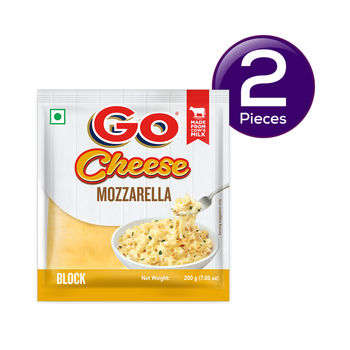 Go Cheese Mozzarella Block 200 g Combo