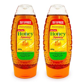 Patanjali Honey Squeezy Natural Shahed Sahad No Added Sugar