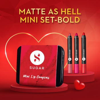 SUGAR Matte As Hell Mini Sets - Bold (Pack of 3)
