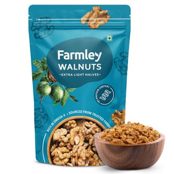 Farmley Premium Extra Light Halves Walnut (Akhrot) Kernels