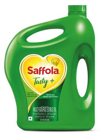 Saffola Tasty + | 50% More Oryzanol | Edible Oil - Jar