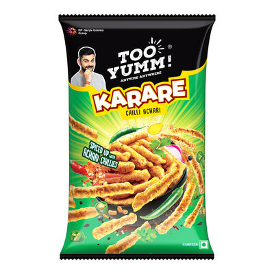 Too Yumm! Chilli Achari Karare | Munching Snack For Movies, Games, Parties & More