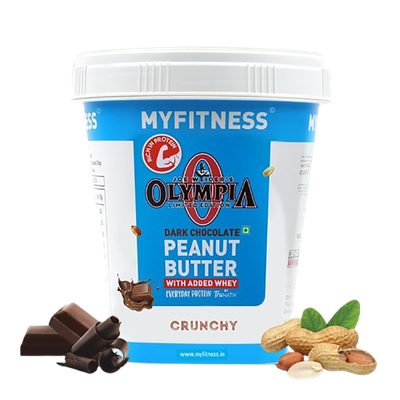 MyFitness Olympia Edition Dark Chocolate Peanut butter with Added Whey: Crunchy