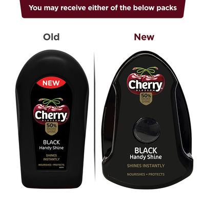 Cherry Black Shoe Polish, Handyshine Sponge
