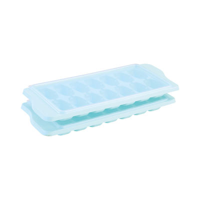 Icy Ice Cube Tray With Lid (Set Of 2) - Assorted Colors