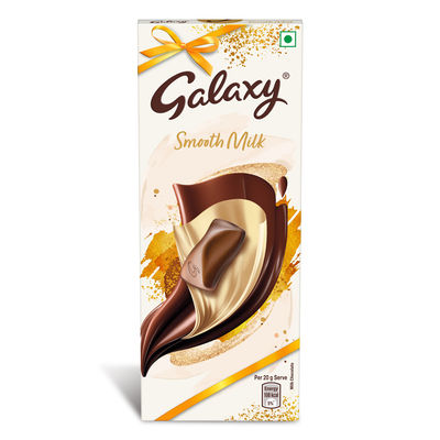 Galaxy Smooth Milk Chocolate Bar Loaded with the Goodness of Milk & Cocoa