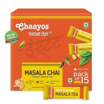 Chaayos Instant Tea Premix - Regular Sugar - Masala Flavour
