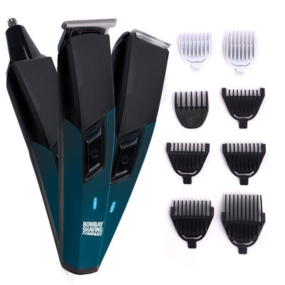 Bombay Shaving Company 11-in-1 Power Groomer Beard & Body Trimmer For Men | Beard, Body, Nose & Ears Attachments | Type C Charging With Coloured Styling Combs