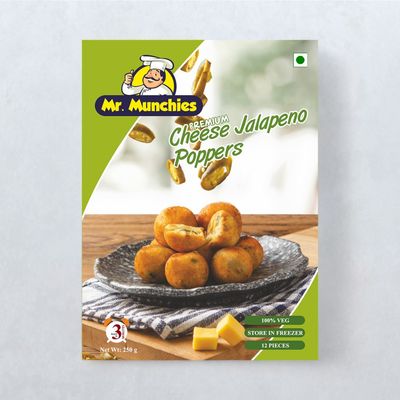 Mr. Munchies Premium Cheese Jalapeno Popper
