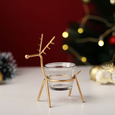 Urban Born Metal Christmas T-Light Holder For Christmas Decor