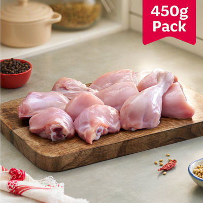 Licious Chicken (Skinless) - Curry Cut (Large) 450 g Combo
