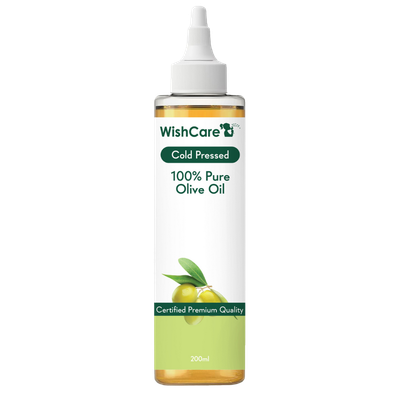 Wishcare 100% Pure Cold Pressed Olive Oil For Healthy Hair And Glowing Skin