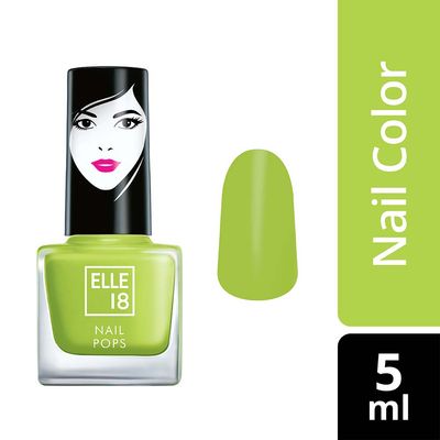 Elle 18 Nail Pops, Nail Colour, Chip Resistent, Quick Drying, Glossy Finish, Shade 131