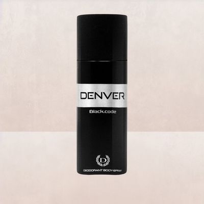 Denver - Black Code Deodorant Spray - For Men