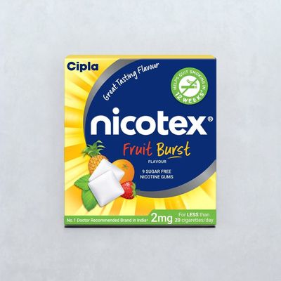 Cipla Nicotex Gum Fruit Burst