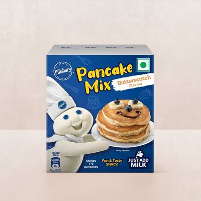 Pillsbury Butterscotch Flavour Pancake Mix | 2-Minute Pancake Mix For Kids
