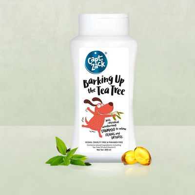 Captain Zack Barking Up The Tea Tree Dog Shampoo For All Skin Types