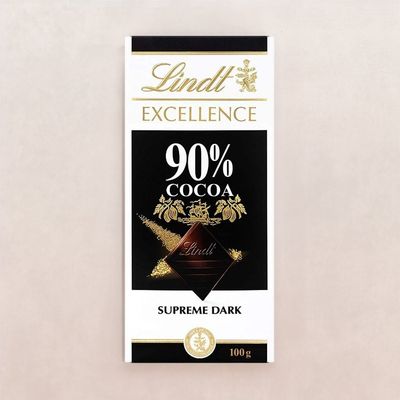 Lindt Excellence 90% Cocoa Supreme Dark Chocolate Bar