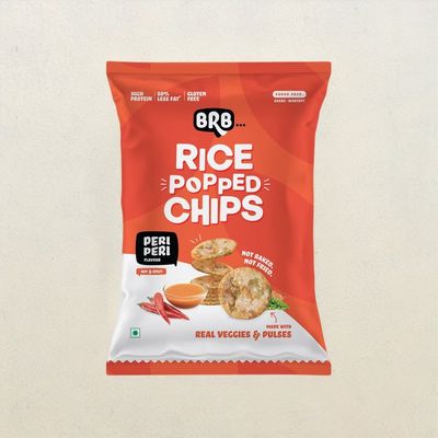 Brb Rice Popped Chips Peri Peri Flavour