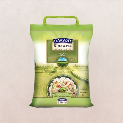 Daawat Rozana Basmati Rice Gold | Medium Grain