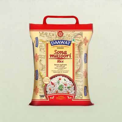 Daawat Sona Masuri Rice | Medium Grain