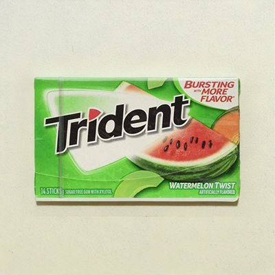Trident Sugar Free Chewing Gum Watermelon Twist