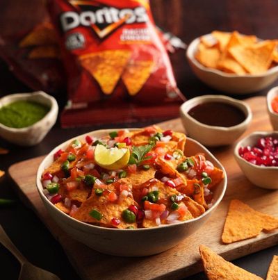 Doritos Cheese Nachos with Bhel Mix