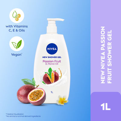 Nivea Shower Gel Passion Fruit And Monoi Oil