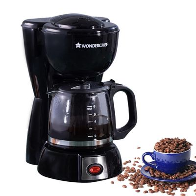 Wonderchef Onyx Brew Coffee Maker - Black