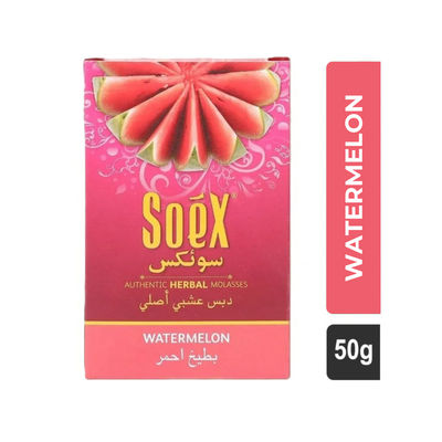 Soex Watermelon Herbal Molasses Hookah Flavour (Tobacco Free)