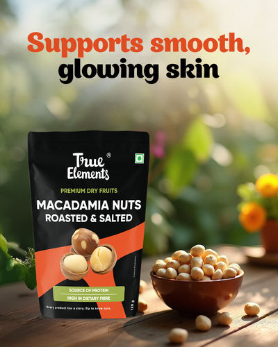 True Elements Macadamia Nuts Roasted And Salted
