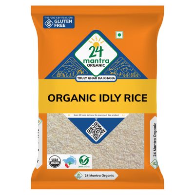 24 Mantra Organic Idly Rice | Small Grain