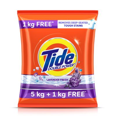 Tide Plus Detergent Washing Powder - 6kg (5kg+1 kg free) Lavender