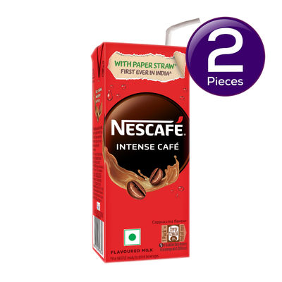 Nescafe Ready To Drink - Intense, Tetra Pack 180 ml  X 2 Combo