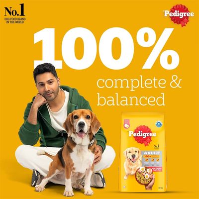 Pedigree Adult Dry Dog Food Chicken Egg & Rice