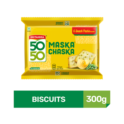 Britannia 50-50 Maska Chaska Biscuits