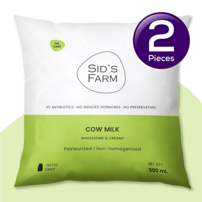 Sid's Farm Cow Fresh Milk 500 ml Combo
