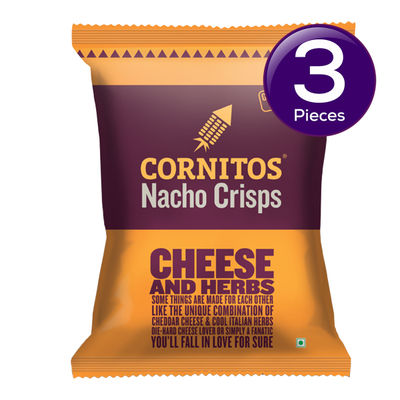 Cornitos Nacho Chips - Cheese And Herbs 150 g Combo