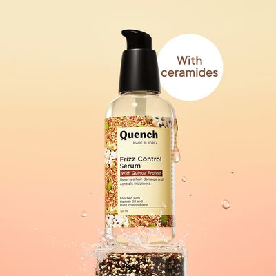 Quench Anti-Frizz Serum With Ceramides For Frizzy, Dry, Damaged & Colored Hair