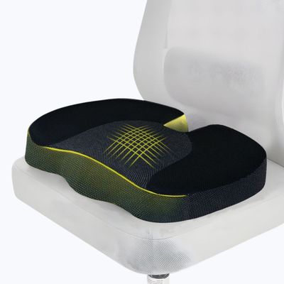 Trajectory Memory Foam Coccyx Seat Cushion For Tailbone Pain | Office Chair & Car Seat Pillow