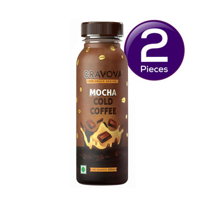 Cravova Mocha Cold Coffee 200 ml Combo