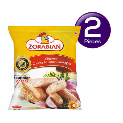 Zorabian Chicken Cheese N Onion Sausages 250 g Combo
