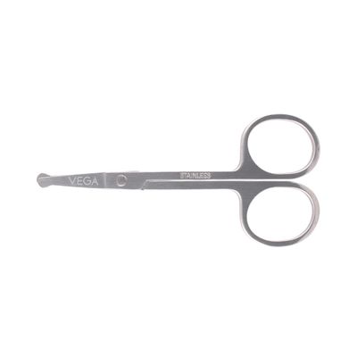 Vega Stainless Steel Nasal Safety Scissor, (NS-01)