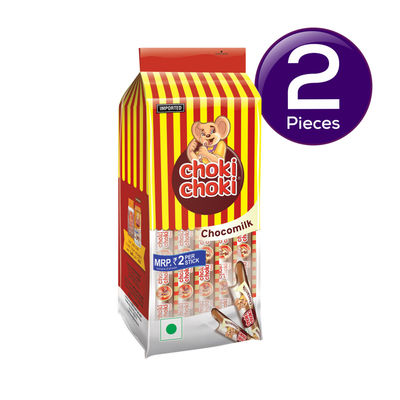 Choki Choki Choco Milk Stick Pouch 50 pc Combo