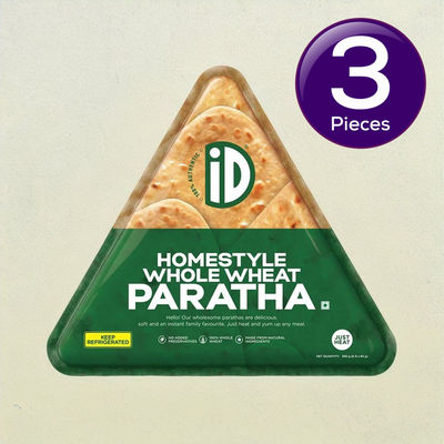 iD Homestyle Whole Wheat Paratha 325 gms Combo