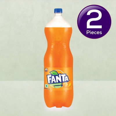 Fanta Orange Flavoured Soft Drink 2.25 l Combo