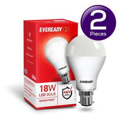 Eveready 18 W LED Bulb - Cool Day Light | 6500 K | Energy Efficient 1 pc Combo