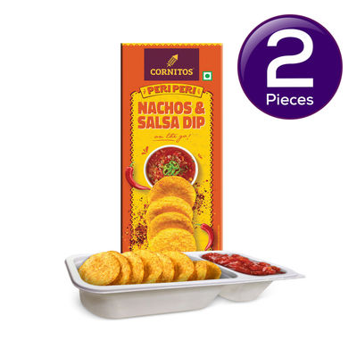 Cornitos Peri Peri Nachos and Salsa Dip Tray 75 g Combo
