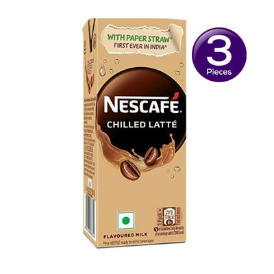 Nescafe Ready To Drink Coffee Flavoured Milk, Iced Latte, Tetra Pack 180 ml Combo